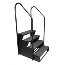 Escalier Spa De Nage 4 Marches - Accès De Face